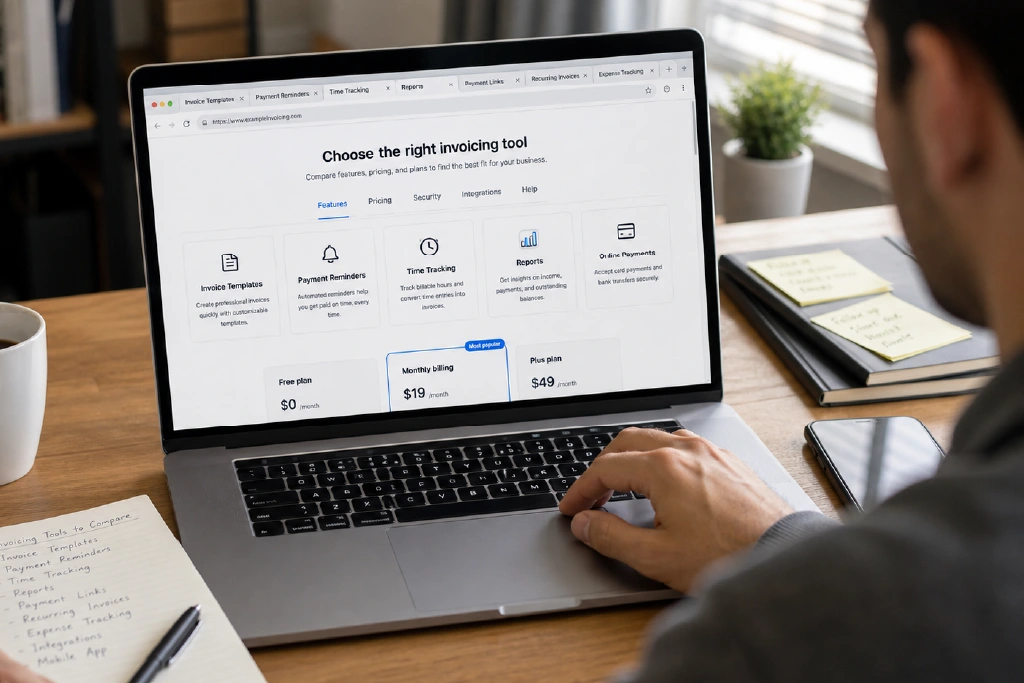 Comparing online invoicing tools