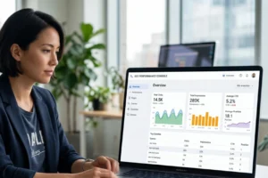 Google Search Console dashboard visualization